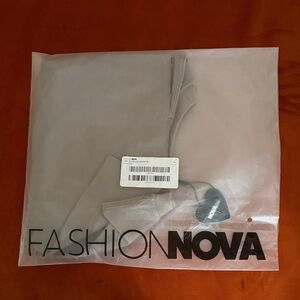 Fashion Nova Light Gray Apparel